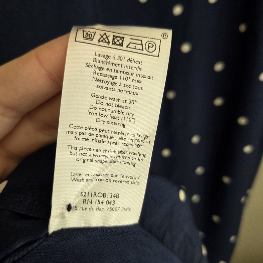 Sezane Valeria Dress size 40 NWT - Picture 8 of 10